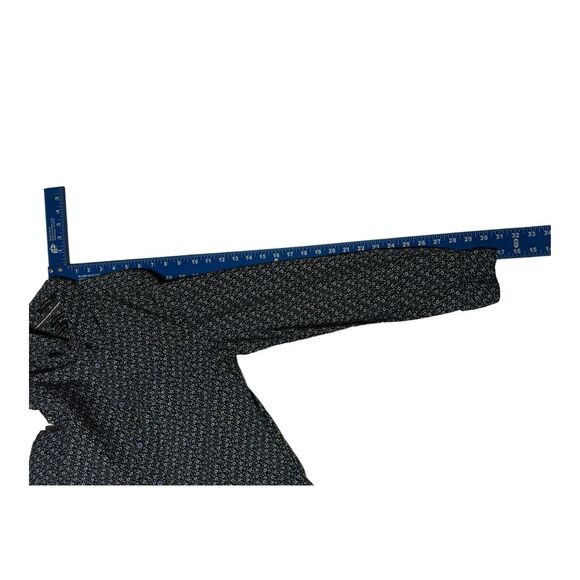 Denim & Flower Button Down Shirt Men's M‎ Short Sleeve Blue Floral Slim Fit - Picture 11 of 16